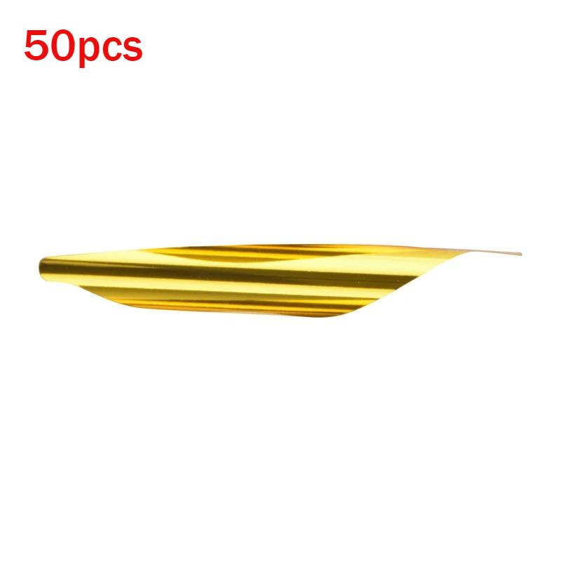 50 PCS/Box Archery Spin Vanes Rotary Fletches Archery Accessories DIY Arrow Spiral Feather Hunting Shooting Accessories