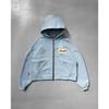 Mens Hooded Zip-Up Sweatshirt With Letter Print Loose Fit Streetwear Harajuku Hip Hop Style