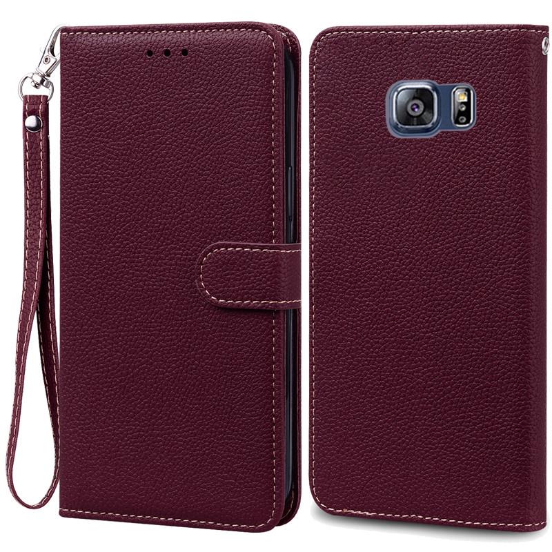 Чехол S6 Edge для Samsung Galaxy S6 Edge, чехол G925, кожаный флип-чехол-кошелек для Samsung S6, чехол S 6 edge, чехол G920, чехол-кошелек Fundas