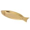 Stainless Steel Fish Shaped Plate Decorative Appetizer Tray Fish Serving Platter  Home Restaurant