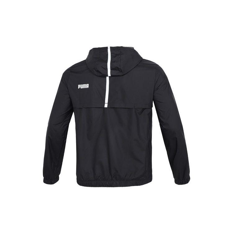 Puma Ветровка Ess Solid с логотипом Мужские куртки Черная 849462-01