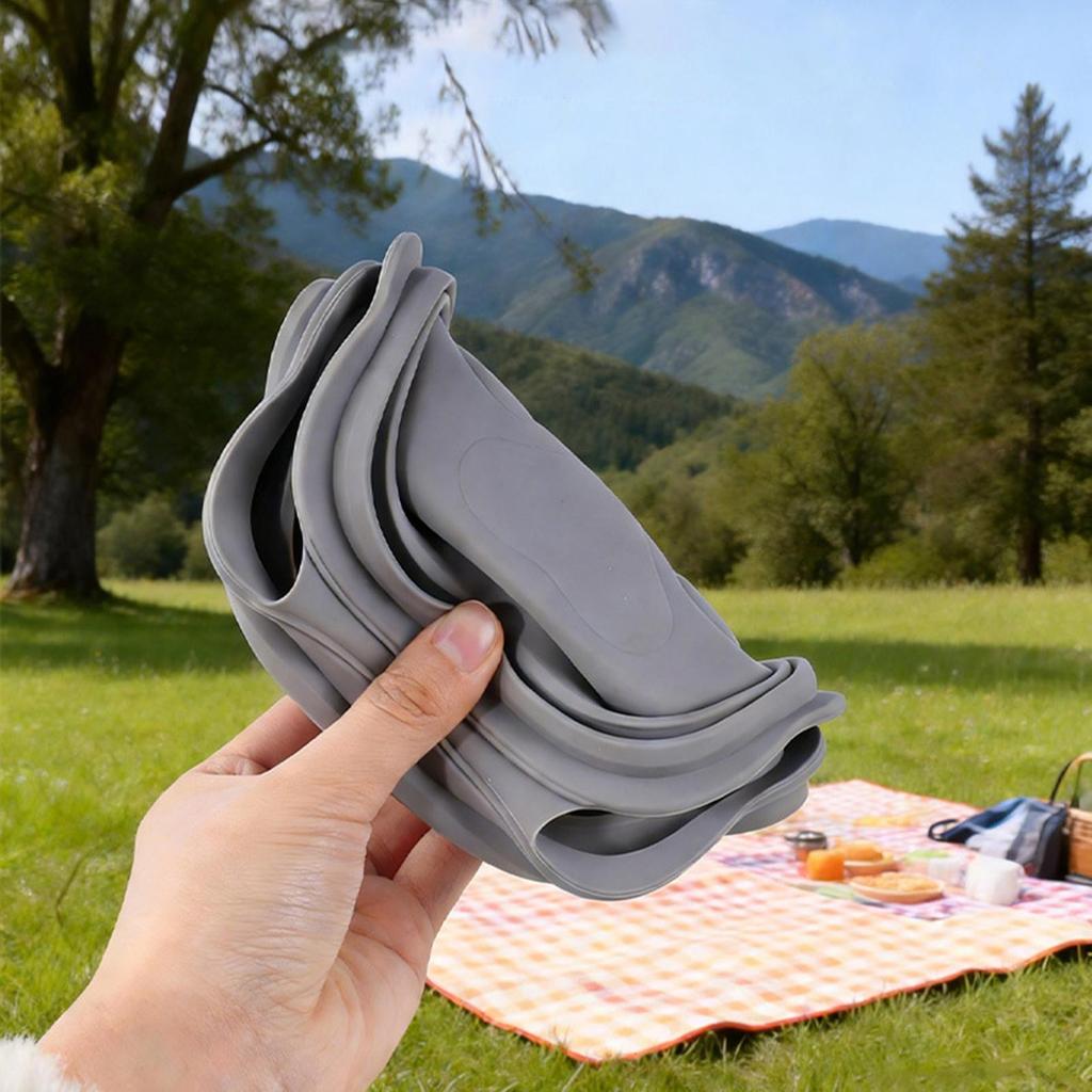 Folding cat paw pet bowl 2-Compartment Silicone Foldable Feeding Pet Water Bowl Food Feeder Cat and dog food bowls pet feeder