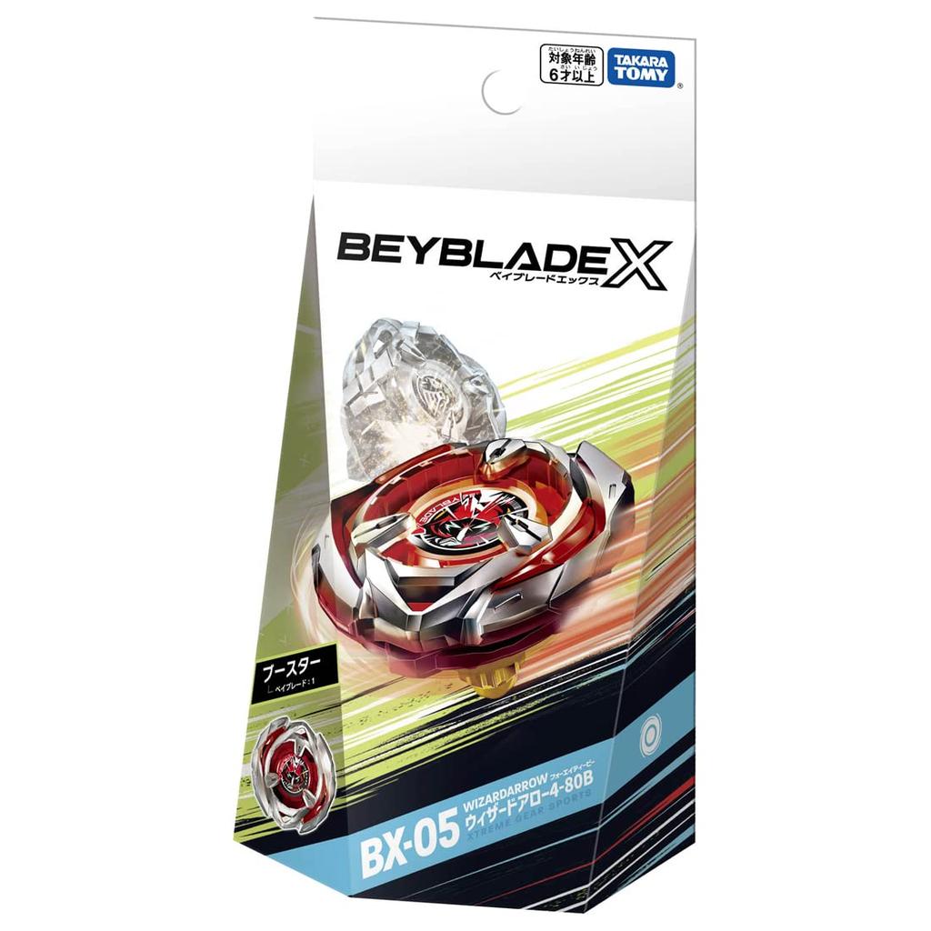 TAKARA TOMY BEYBLADE X Booster Wizard Arrow BX-05 4-80B