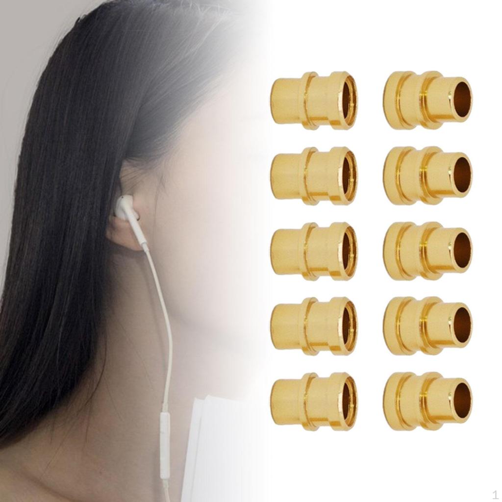 10 шт., звуковые розетки для наушников, отверстие для аудиооборудования, насадка для барабанщиков