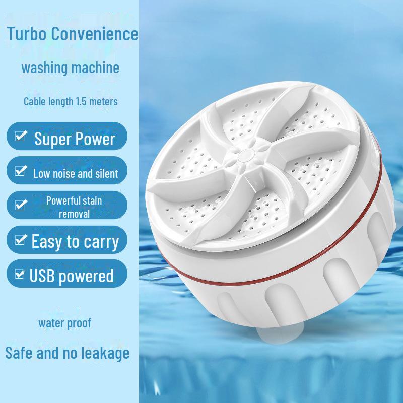 Портативная ультразвуковая складная мини-стиральная машина для общежитий