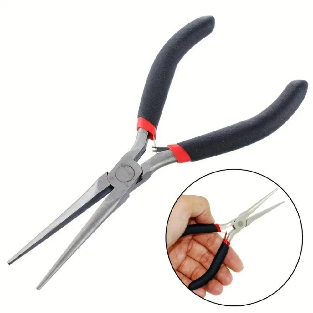 Clamping Long Nose Plier Precision Nail Pliers Multifunction Jewelry Pliers Repair Tools