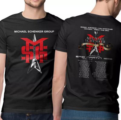 Футболка Michael Schenker Group 50-летний юбилей Всемирный тур 2022