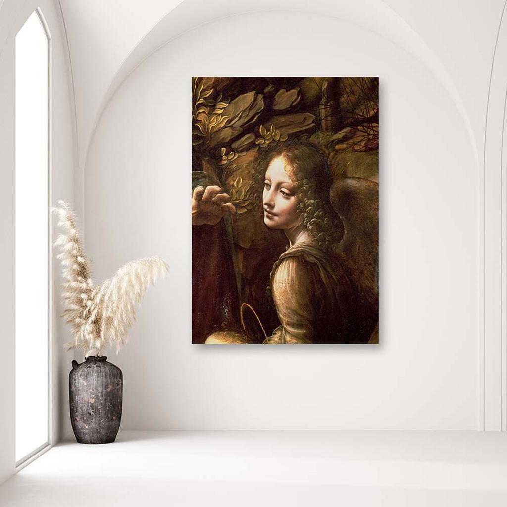 Canvas print, Madonna in the Grotto - Da Vinci reproduction
