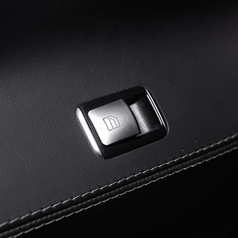 High Quality For Tesla Model X Model S 2016- Car Window Lift Switch Button Frame Sequ Sticker Cover Trim Accessories