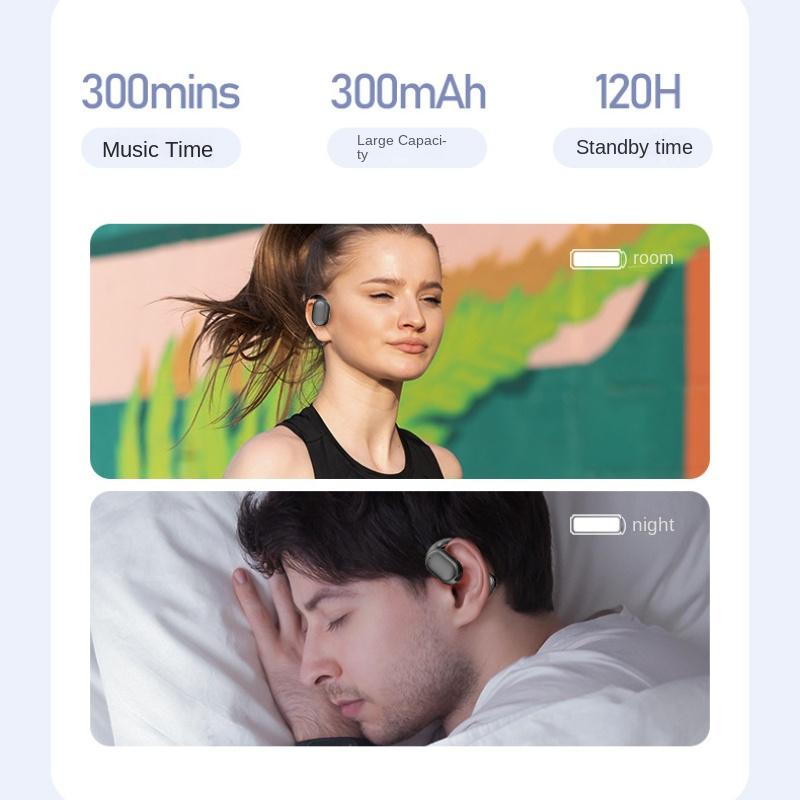 Новая подвесная Bluetooth-гарнитура ушного типа не входит в ухо, беспроводные спортивные наушники с открытой костной проводимостью