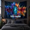 Personalized Tapestry Wall Hanging Chelsea FC Pattern Art Background Cloth