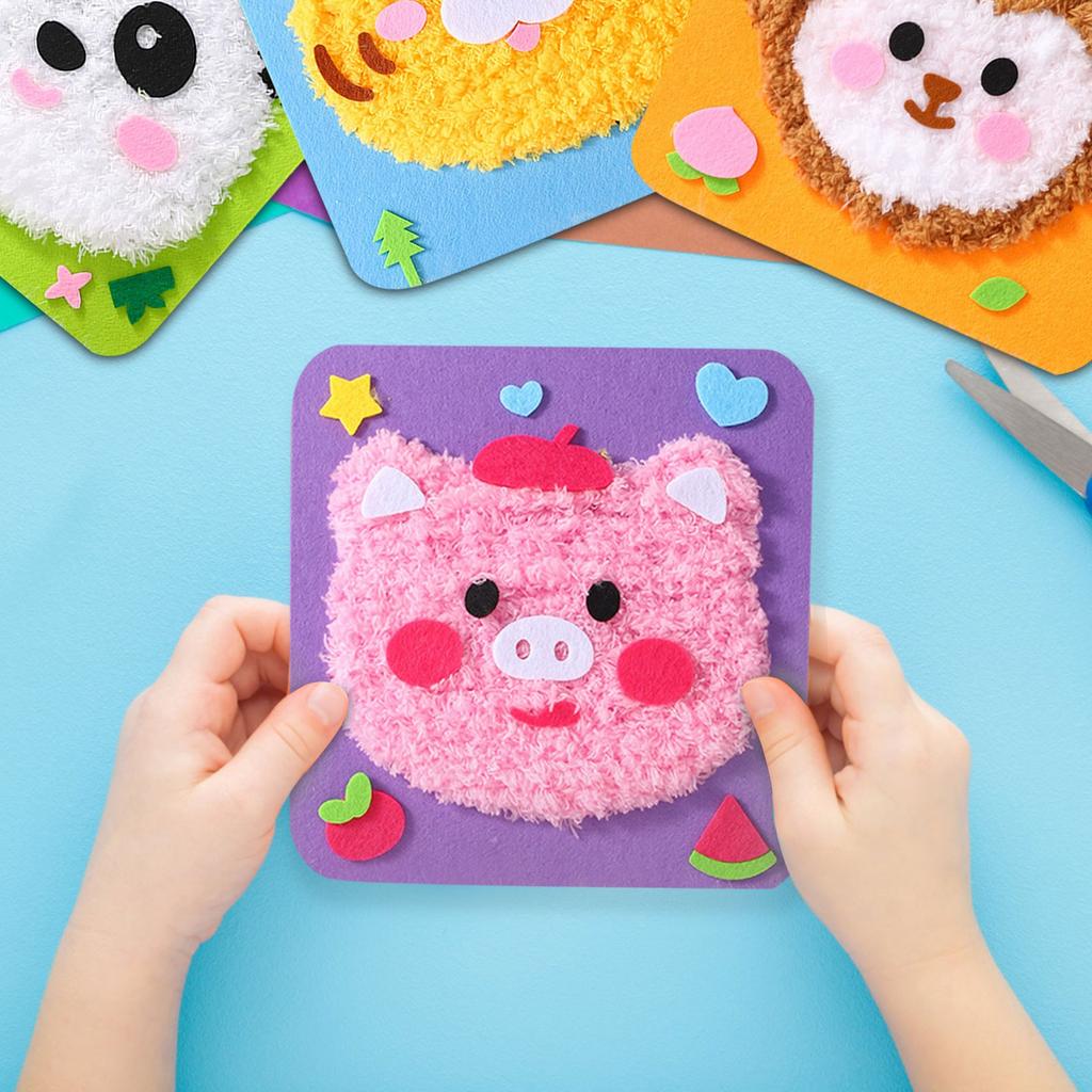 Детская игрушка-головоломка из мультяшного материала своими руками