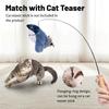 Интерактивные игрушки для кошек, перезаряжаемая летающая птица, крыса, кошка, игрушка, щебечущая, хлопающая птичка, можно добавить кошачью мяту, активируемая прикосновением, плюшевая игрушка