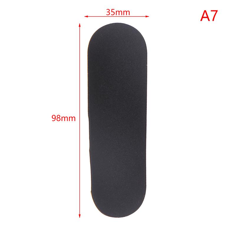 Fingerboard Foam Grip Tapes For Finger Skateboard Anti-Slip Wooden Fingerboard Deck Adhesive Tape Stickers Grip Tapes Black Mat