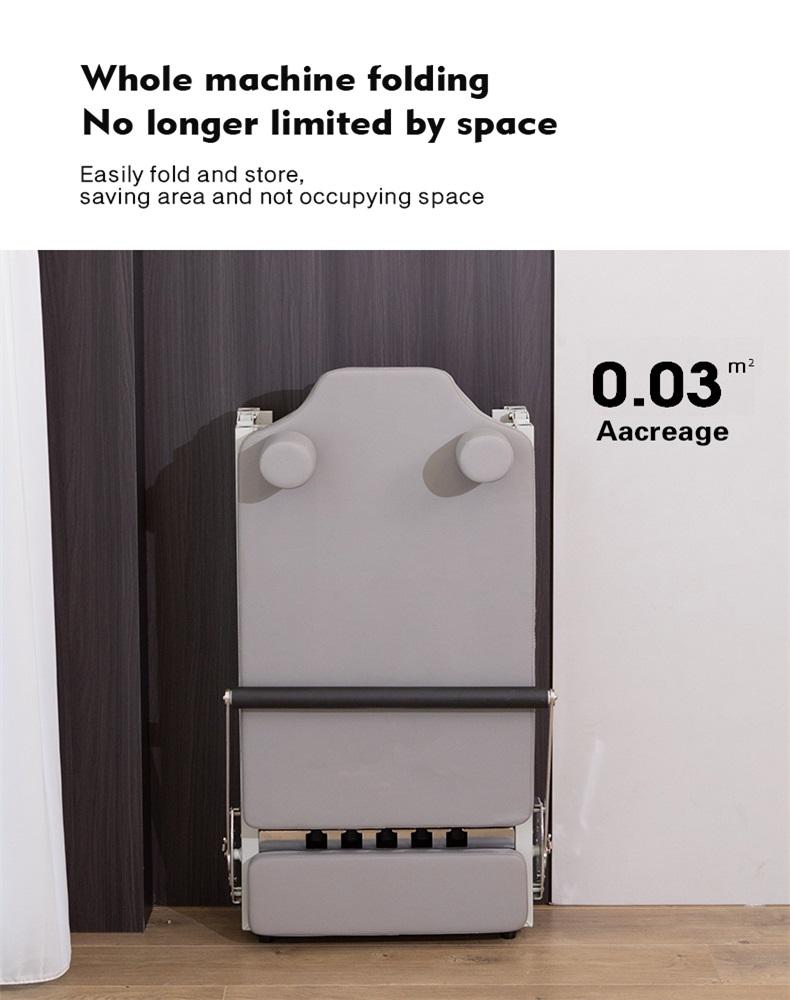 Большой складной пилатес-реформер Оборудование Основная йога-кровать Домашний фитнес Потеря веса Сталь АБС Стали Материал Машина для пилатеса