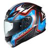 Мотоциклетный шлем интеграл SHUMA FROZE Черный Синий (Размер M)