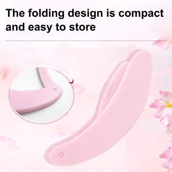 1/2Pcs Eyelash Separator Comb Foldable Handle Lash Separator Tool Stainless Steel Teeth Eyelash Separating Brush Mascara Applicator Comb
