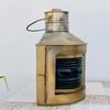 Набор из 2 морских латунных масляных фонарей, морской латунный бортовой огонь, коллекционный корабельный фонарь, морская масляная лампа, настраиваемый фонарь 27,94 см