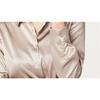 Satin Mulberry Silk Heavy Silk Shirt Women's Shirt Long-sleeved Blouse Commuter Solid Color Professional Wear