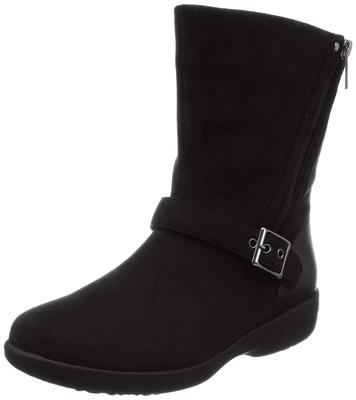 Нескользящие ботинки Madras Walk на каблуке 3 см, 4E, Gore-Tex, MWL2108, Черные, Размер 22.5 см