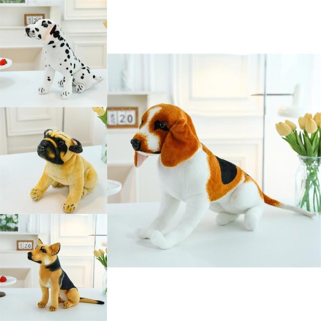 Реалистичная плюшевая игрушка-собака Очаровательная овчарка Шарпей Далматин Собака с длинными ушами Подарок
