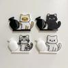 Magnetic Cat Hair Storage Memorial Box Acrylic Cat Refrigerator Sticker  for Home Decoration