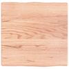 Vidaxl Blat Jasnobrązowy 40X40X(2-4) Cm, Drewno Z Naturalną Krawędzią