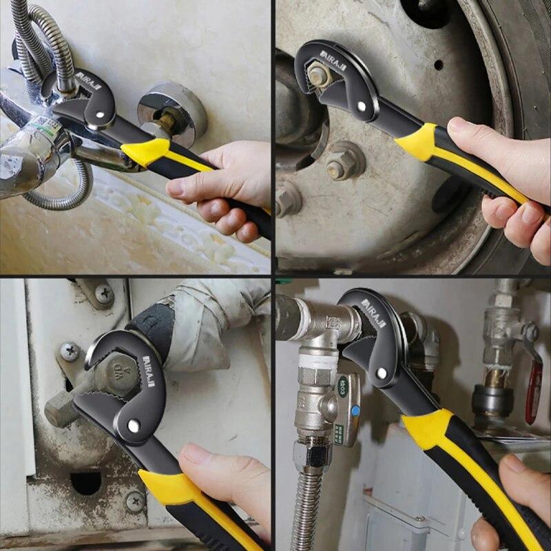 Набор гаечных ключей AIRAJ с трехсторонним зубчатым утолщением и защитой от ржавчины, большой размер 6-32 мм, многофункциональный ручной инструмент