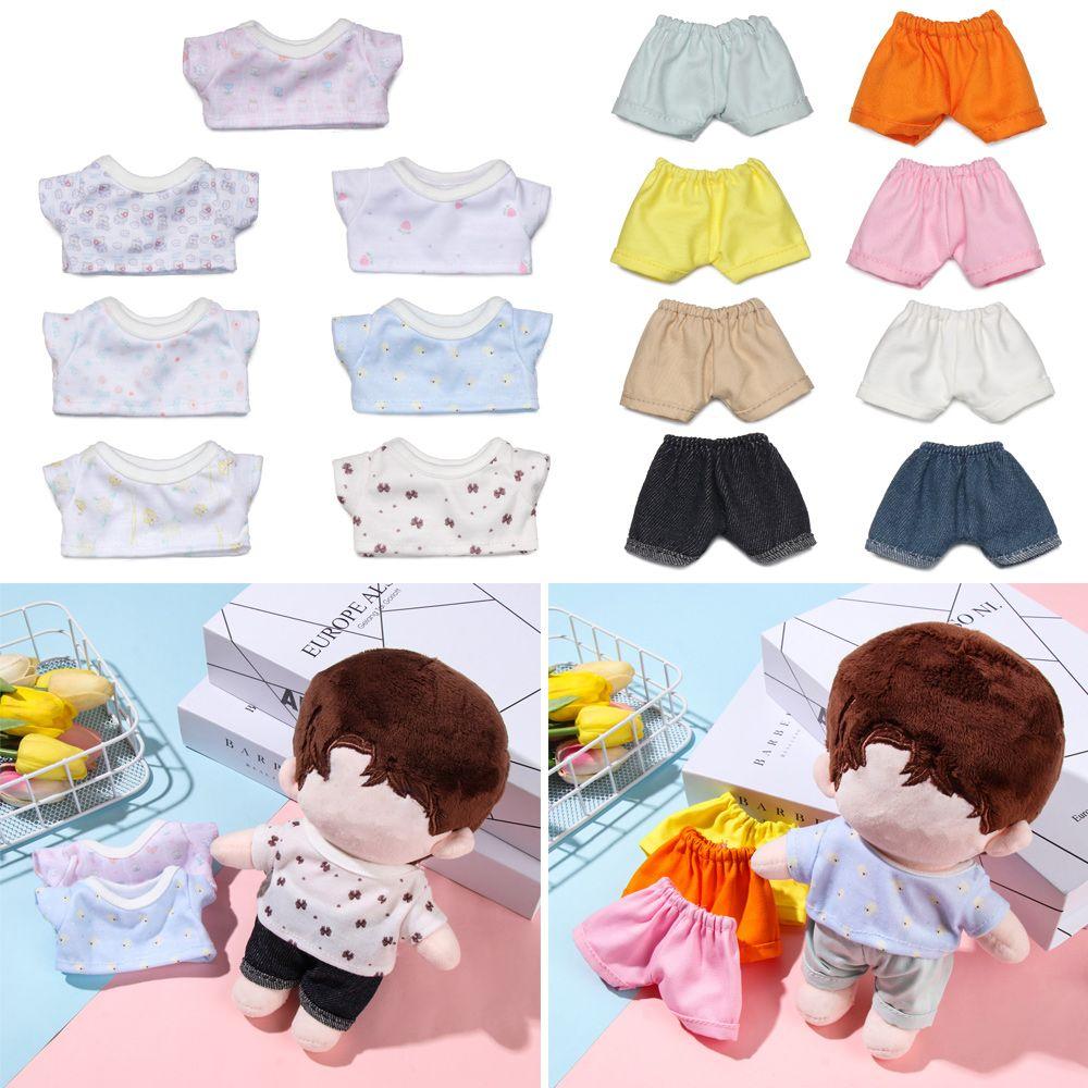 20cm Dolls Accessories DIY Mini Shirt Plush Doll's Clothes Doll Outfit Small Pants