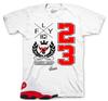 Футболки в тон Retro 13 Chicago AJ13 Cherry - Crest Sneaker Tees