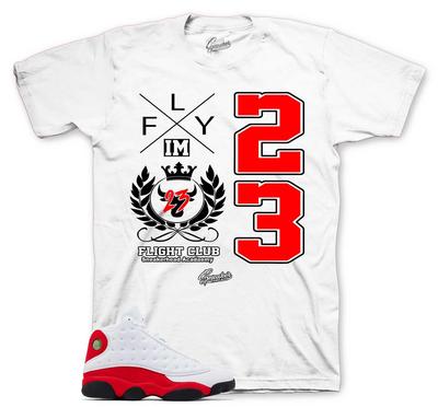 Футболки в тон Retro 13 Chicago AJ13 Cherry - Crest Sneaker Tees