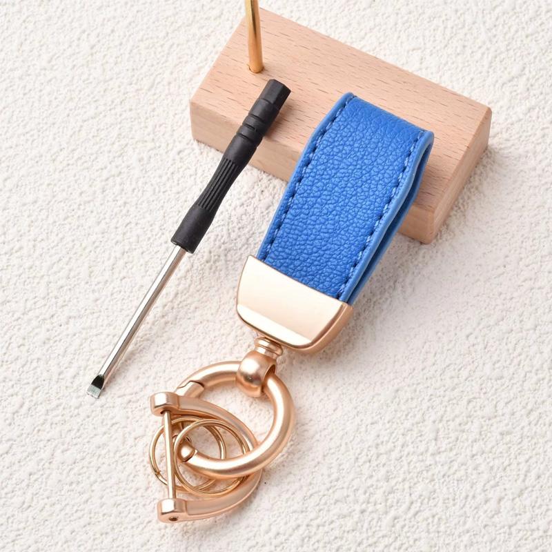 1 шт. Брелок высокого класса с узором козы Новый французский брелок для ключей от машины Аппаратная фурнитура Держатель для ключей Высококачественный брелок из кожи ягненка