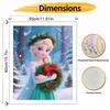 Disney Christmas wreath oil painting hand painting art kit coloring painting handmade diy home decoration gift