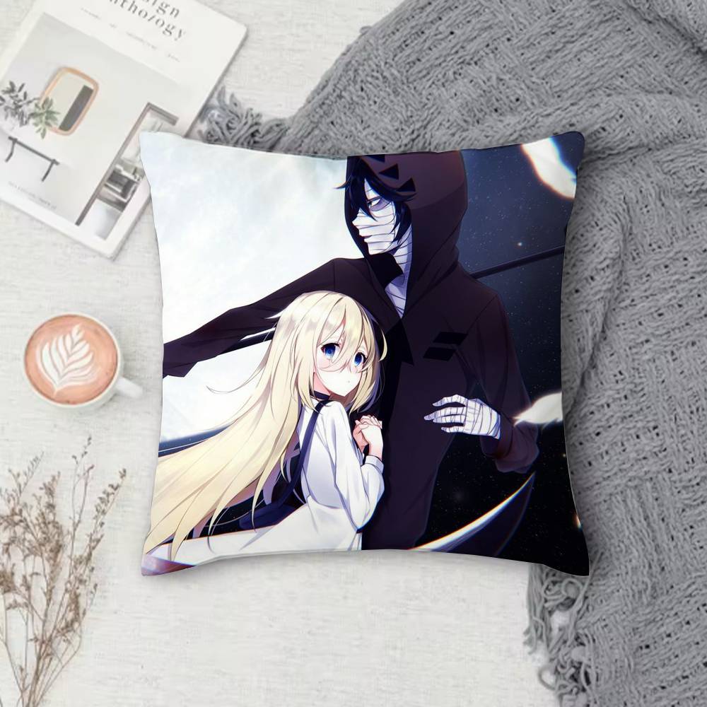 AAngels of Death Doublesided Printed Square Decorative Cushion Cover for Sofa Living Room Home Decor