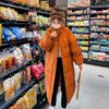 Зимняя куртка с подкладкой средней длины до колена, пуховик с подкладкой, женская корейская версия, свободная толстая куртка с капюшоном