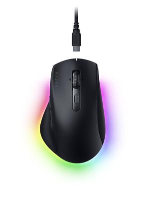 Razer Pro Click V2 Эргономичная Беспроводная Мастер подсказок ИИ для экономии заряда батареи HyperScroll Наклон Фокус Pro 30K Оптическая Эргономичная RGB Японский дистрибьютор