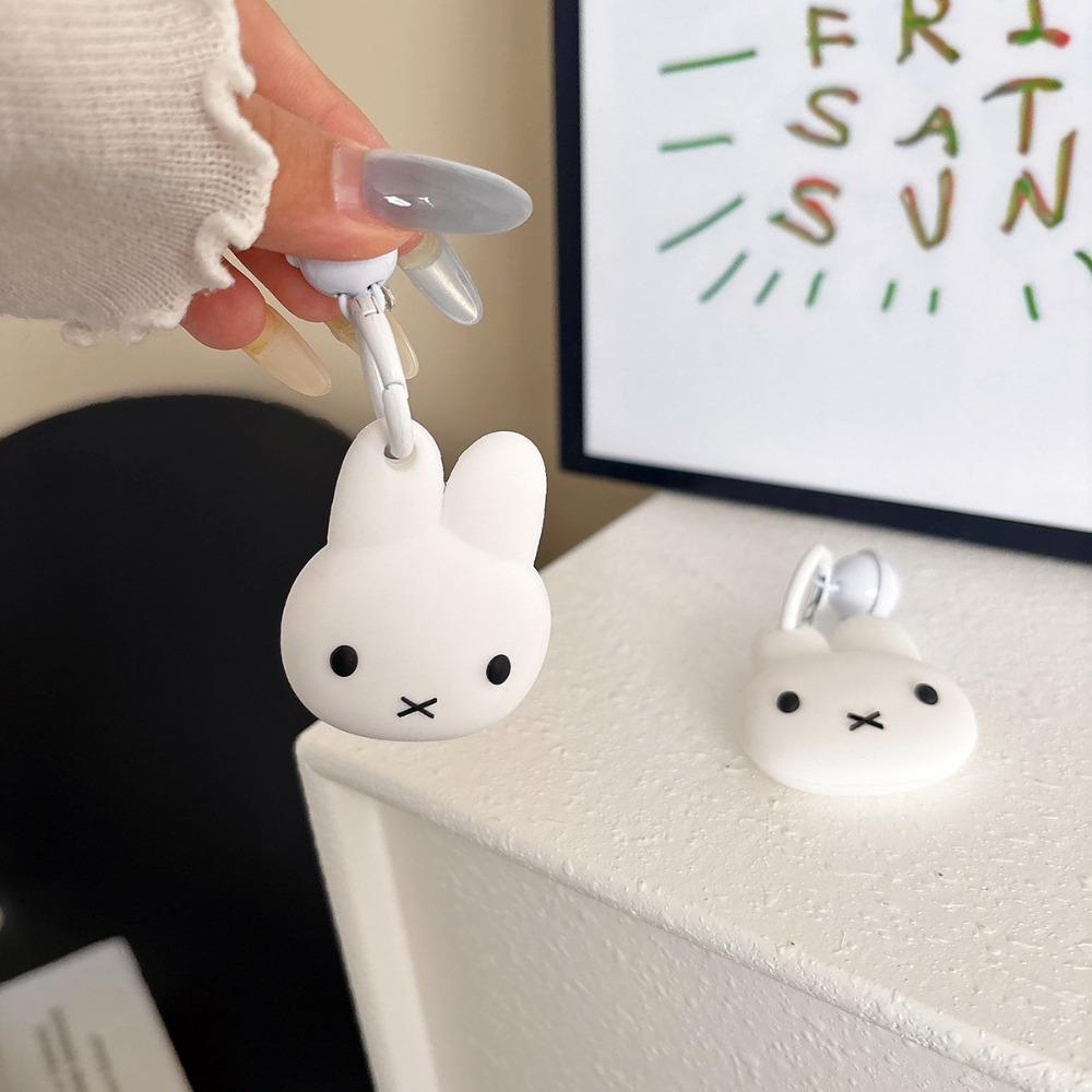 Miffy AirTag Tracker Protective Case Creative Keychain Pet Anti-Lost Tracker Protective Case Daily Decoration Cartoon Charm