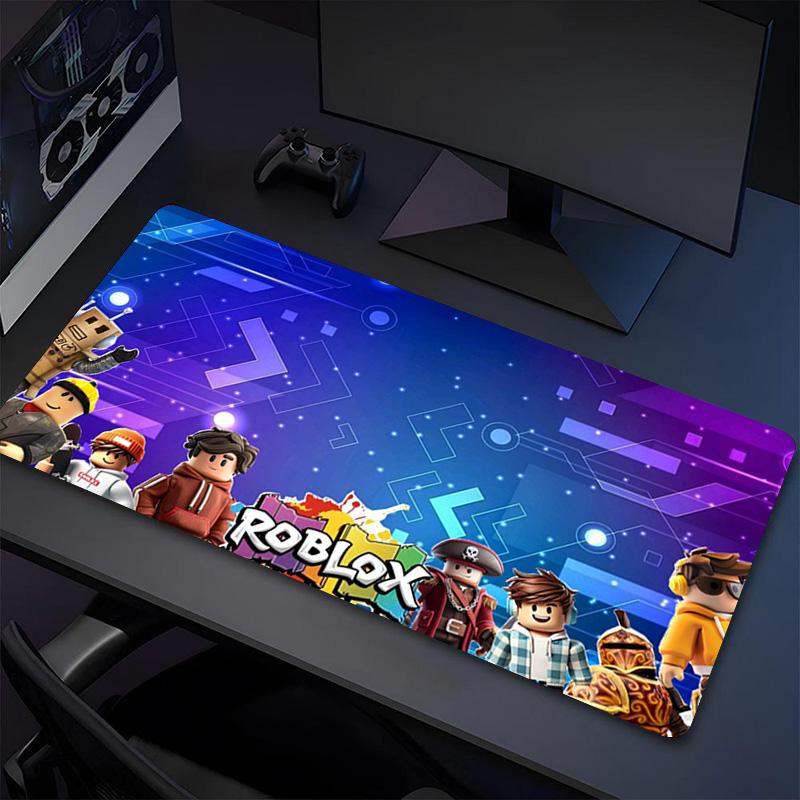 Roblox World Xl Gaming Mouse Pad Nonslip Rubber Base Stitched Edge Waterproof Desk Mat For Pc Laptop Gamer Office Computer Accessories C929344