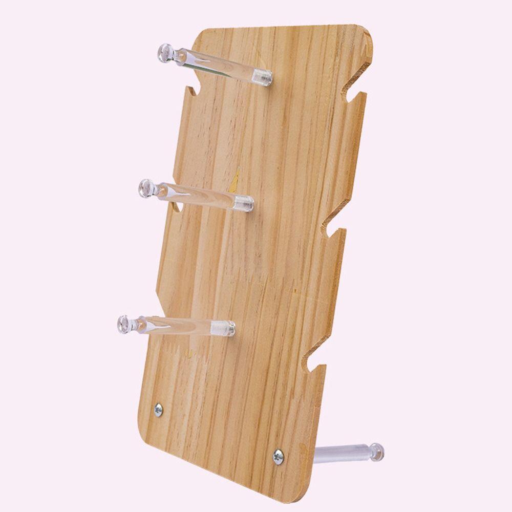 Holder Sunglass Display Rack Glasses Frame Tray Eyeglasses Organizer Shelf Solid Wood Stand