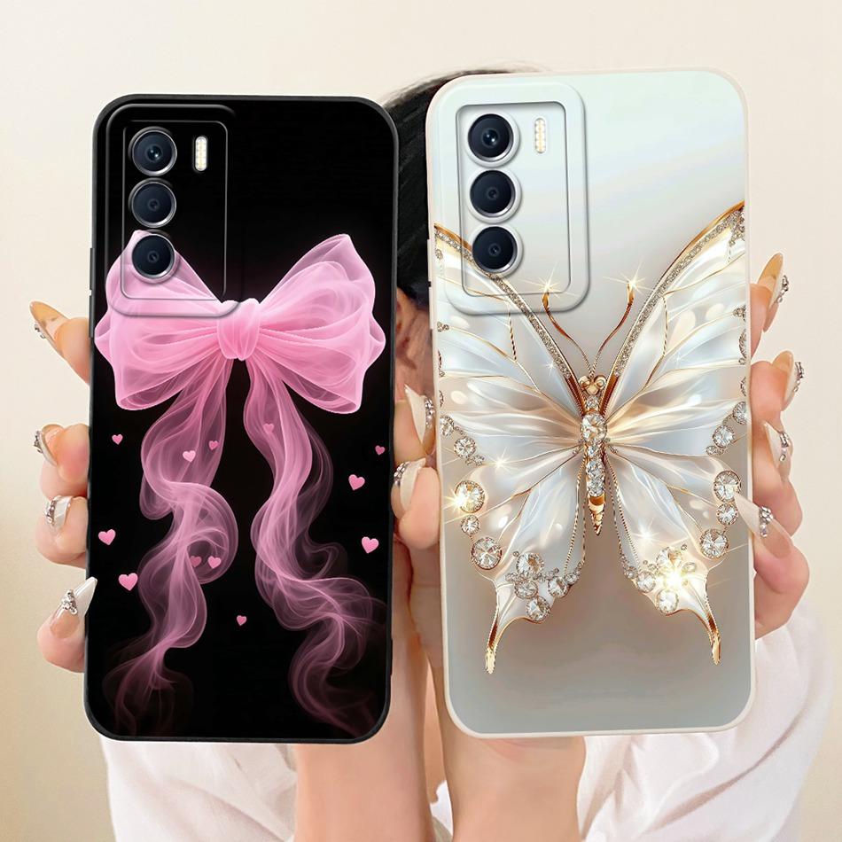 Для Infinix Zero 5G 2023 X6815C X6815D Милый Кот Цветок Мультяшный Чехол для Телефона Для Infinix Zero 5G (2023) Мягкие силиконовые бамперы