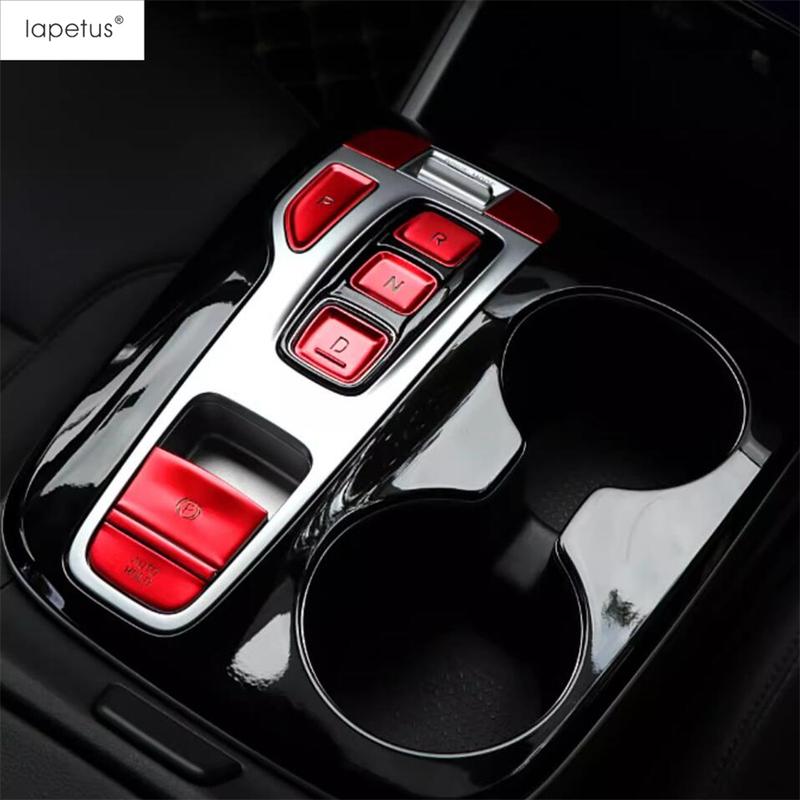 Красный автомобильный ручной тормоз парковка P кнопка автоматического удержания переключатель Sequ крышка отделка аксессуары интерьер для Hyundai Tucson NX4 -