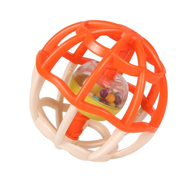 Baby Hand Grasp Ball Infant Puzzle Soft Glue Fitness Ball Kids Grasp Ability Training Color Cognition Parent-child Interaction