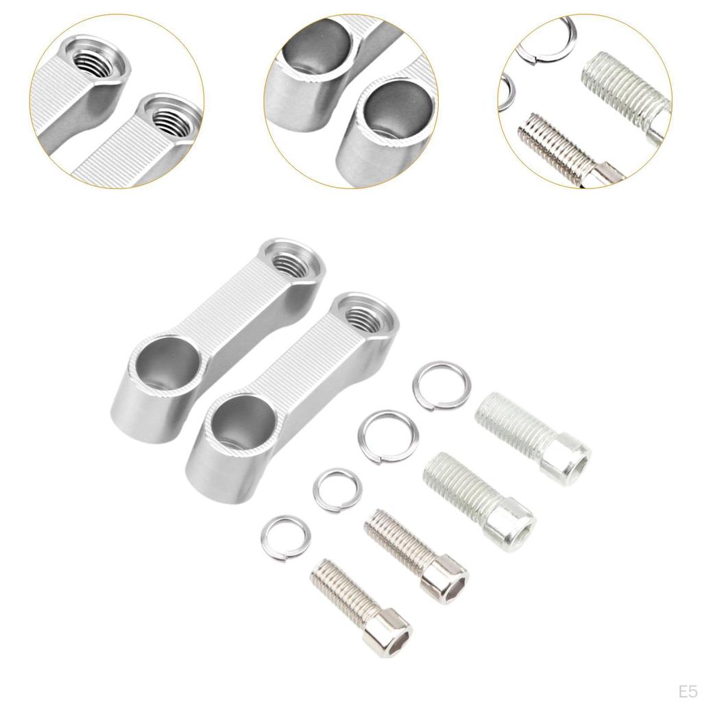 Зеркало Крепление на руль Удлинитель Адаптер заднего вида Профессиональная простая установка