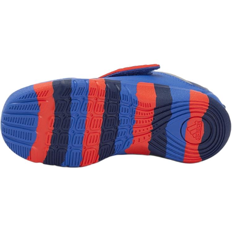 Adidas Fortaplay Ac Модная обувь из искусственной кожи, Нескользящая, Износостойкая, Низкий верх, Обувь для ходьбы, Детская обувь, Синий BA9557