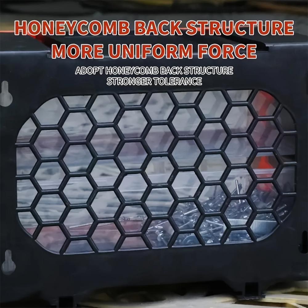 Ящик для хранения инструментов Органайзер для оборудования Контейнеры для гаек и болтов Детали для винтов Маленький ящик из ПВХ Пластиковый шкаф Электроника