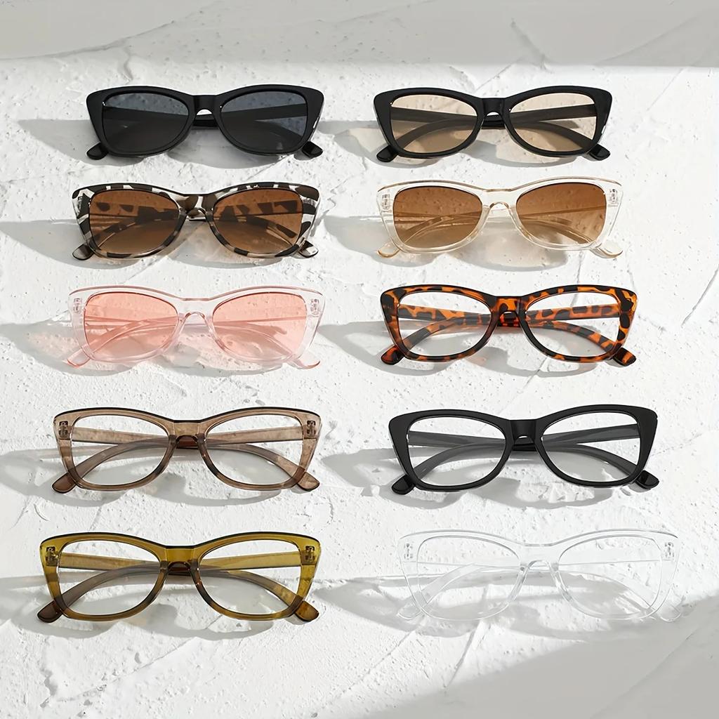 2 ШТ. Солнцезащитные очки «кошачий глаз» в стиле ретро, женские, дизайнерские, модные, градиентные, женские, ретро, для улицы, от солнца