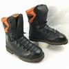 TREEME Forestry Protective Boots Made In Italy Leather Steel Toe Size 44 (Approx. 28.028.5cm) Black Work Leather/Forestry Civil Engineering(USED)