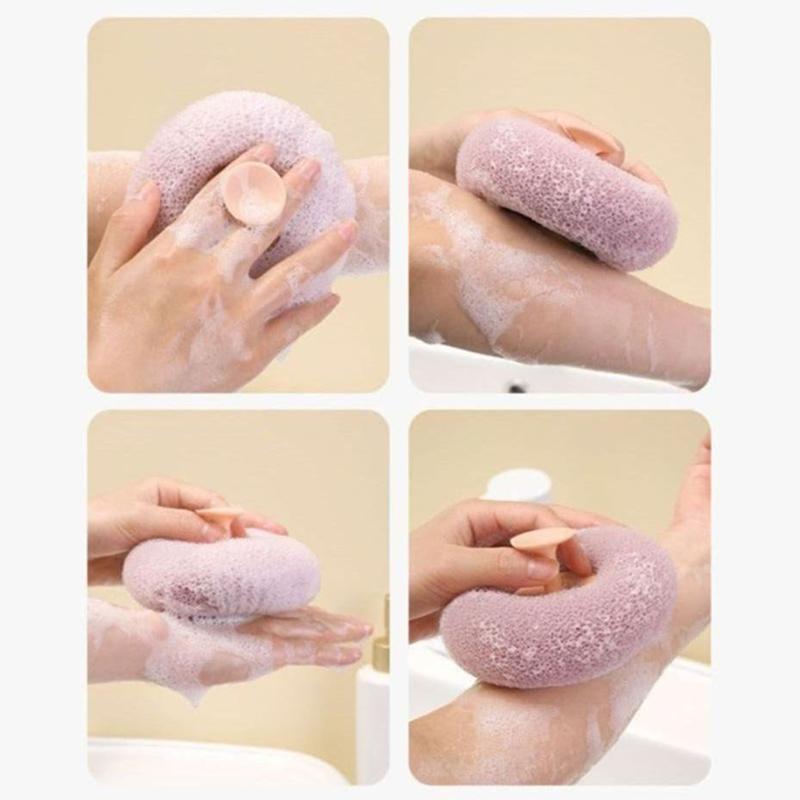Круглые мягкие ручные шарики-губки для ванны, щетка для чистки душа, очиститель для тела, скрабберы, шарики для ванны, аксессуары для ванной комнаты