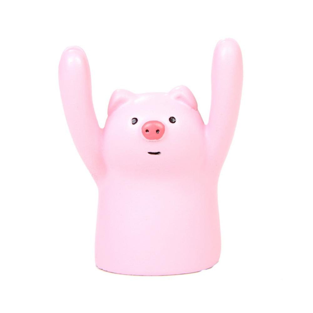 Mini Creative Cartoon Card Holder Resin Korean Stationery Office Desk Organizer