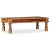 Coffee Table Solid Mango and Acacia Wood 110 x 60 x 38 cm